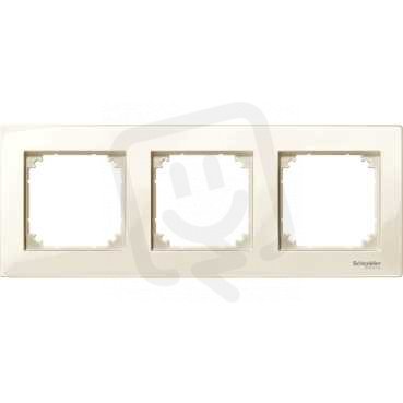 Merten Rámeček trojnásobný, M-Plan, White Cream SCHNEIDER MTN515344