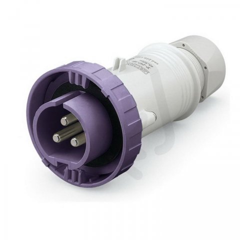 SCAME 235.3204 Vidlice IEC309 do 50V - 3P, 32A, 20-25 V, 50/60 Hz, IP67