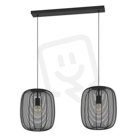 Závěsné svítidlo RINROE 2xE27 černá 2X40W IP20 EGLO 43966