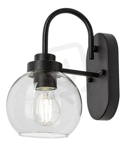 TIRINA E27 1x 15W IP44 matná černá RABALUX 75005