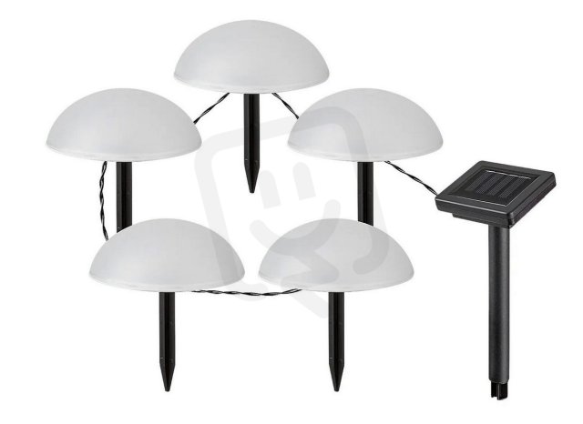 TREPPIO LED 1W IP44 černá RABALUX 77008