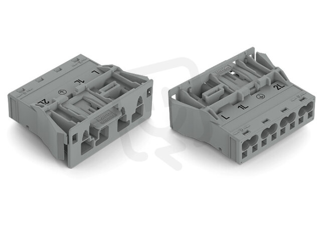Zástrčka Snap-In 4pól. Kód. B šedá WAGO 770-754/064-000