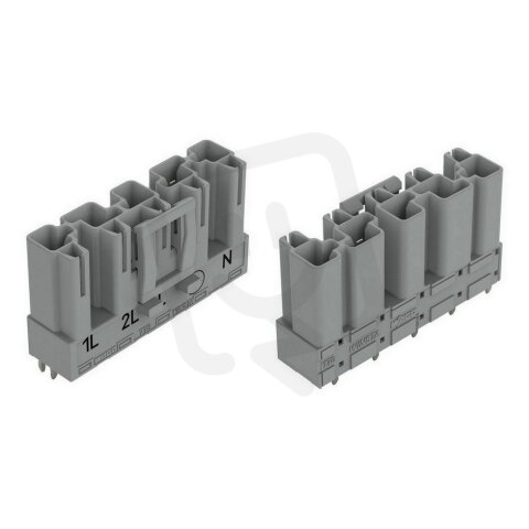 Konektor na desky plošných spojů rovné provedení 5pól. šedá WAGO 770-855/064-000