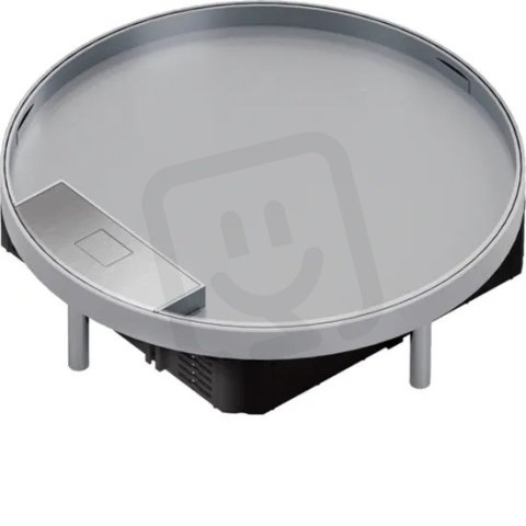 Přístrojové nerezové víko s výklopným výv. R12 pro podlah. krytinu výšky 15 mm