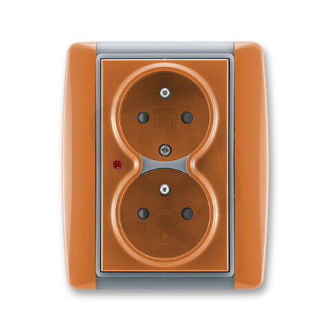 ABB 5592E-C02359 07 Zásuvka dvojnásobná, s ochranou před přepětím