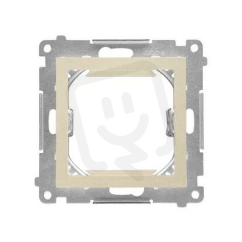 Adaptér přechodový (průchodka) pro zařízení standardu 45 × 45 mm champagne matná