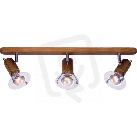 Bodové svítidlo Spots Compolux 911465/86 3x40 W dub