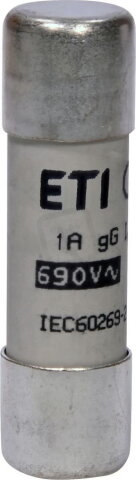Válcová pojistka CH14 gG 1A/690V ETI 002651023