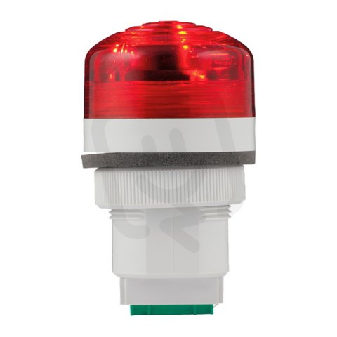 Svítidlo se zvukovým signálem P40 A LED 48/240V AC IP65 85 dB M30 červená 2 tóny