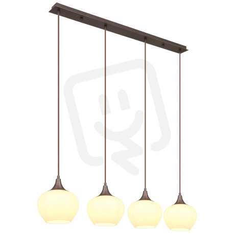 Závěsné svítidlo MAXY kávová 4xE27,max. 40W 230V GLOBO 15548-4HC