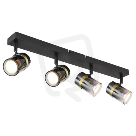 Stropní svítidlo TRABBY černá 4xGU10,max. 8W 230V GLOBO 57916-4
