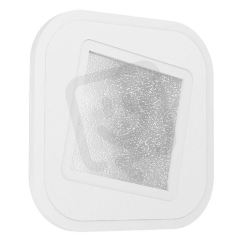Nástěnné svítidlo MACCHIONI LED 200X200 bílá/třpyt 12W IP20 EGLO 901233