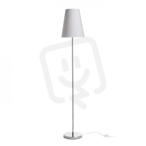 NYC/CONNY 25 stojanová Polycotton bílá/chrom 230V E27 7W RENDL R14074