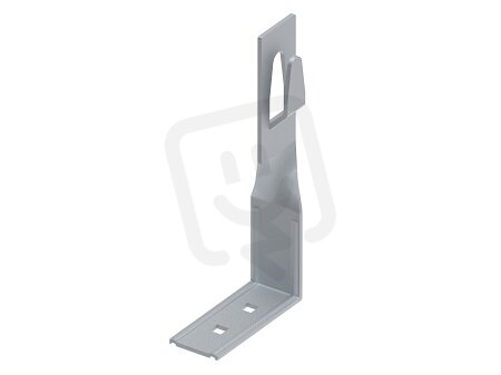 Točený úhlový držák vedení, drát 8mm, L-60mm, materiál StZn GROMTOR 413212