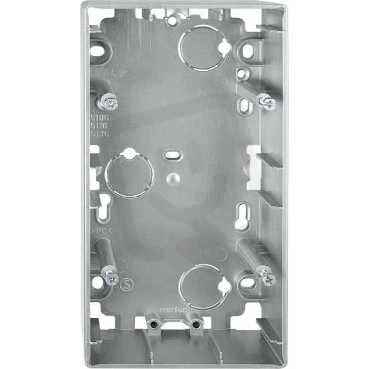 Schneider MTN513646 Krabice pro montáž na omítku,2násobná,Artec,stainless steel