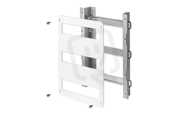 Modulový rám KC-49168 s DIN lištami a modul. krytem pro 49168 a 49168-3P STONE