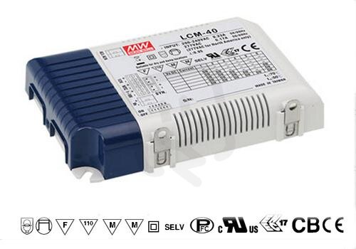 Vícehladinový zdroj 40W MEAN WELL LCM-40