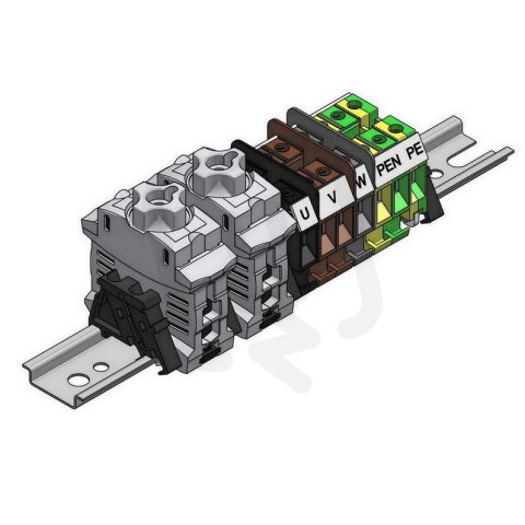 Stožárová výzbroj SV - A - 6.10.4/2 (dva nosiče pojistek) ELEKTRO BEČOV H411318