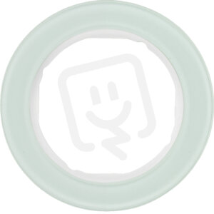 Rámeček 1-násobný, Serie R.classic, sklo, bílá HAGER WLD9100GW