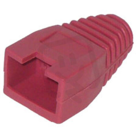 Ochranný plastový kryt pro konektor RJ 45 rudý KRJ 45V rudá
