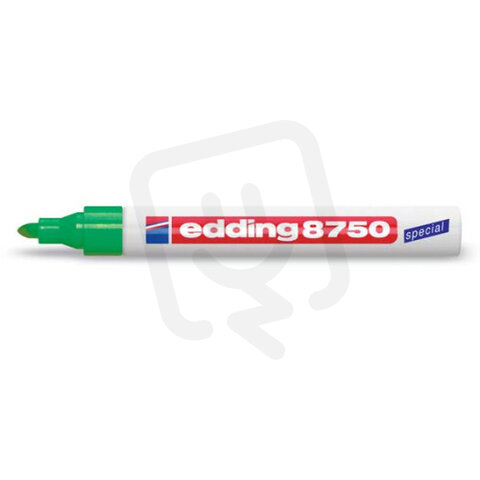 Permanentní pero, lakový popisovač s kulatým hrotem 2-4mm EDDING 8750 zelená