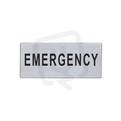 Lovato LPXAGB223 Štítek ''EMERGENCY''