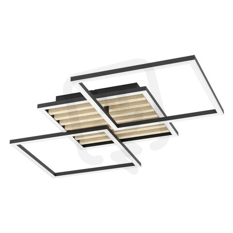 DL LED SCHWARZ/HOLZ L925 CEMBRANO