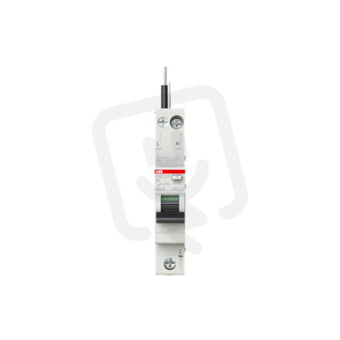 DSE201 B6 A30 kombinace jistič/chránič 1P+N 1M 6A 30mA B AC ABB 2CSR255153R1065