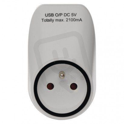 Zásuvka s 2× USB EMOS P0071