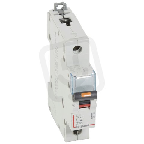 DX3 JISTIČ, 1 PÓLOVÝ, CHAR. C,2A 25KA LEGRAND 409752