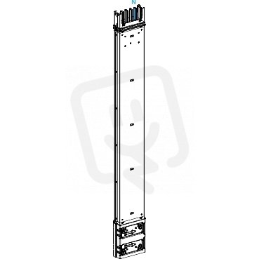 Rovná délka na míru 250 A vertikální vedení SCHNEIDER KSA250CM4A