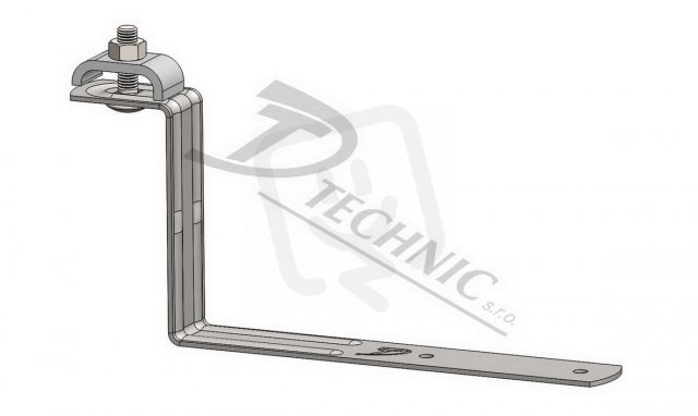 DT TECHNIC 442150 PV 22 a nerez Podpěra vedení pod šindel, eternit a tašky