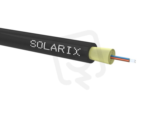 DROP1000 kabel 4vl 9/125 3,6mm LSOH Eca černý SOLARIX 70291040