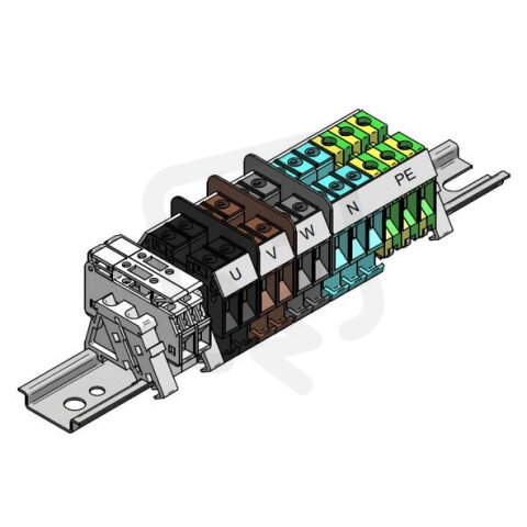 Stožárová výzbroj SV 9.10.5/2 (dva nosiče pojistek) ELEKTRO BEČOV H121325