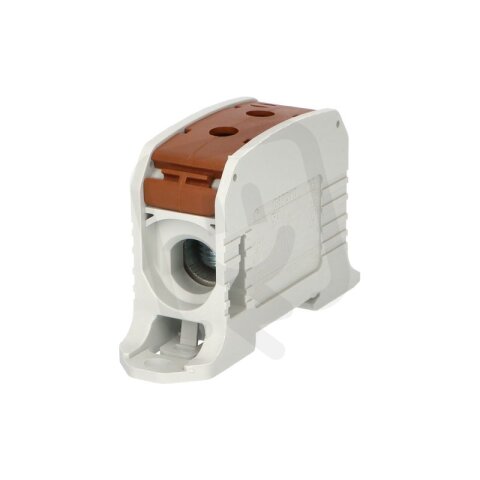 Svorka univerzální RKA 95 L B 232A 1pól. AL/CU hnědá DIN/panel HORA ETEC 1006033