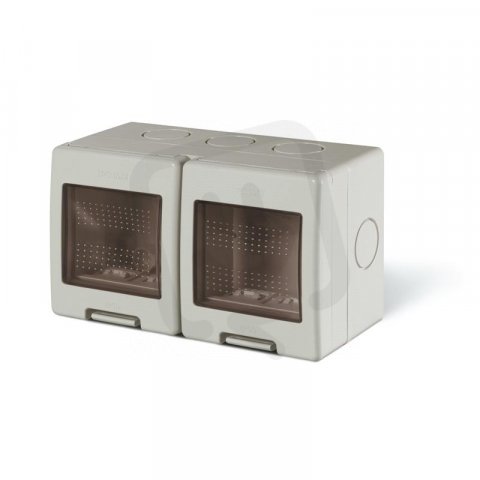 UNIBOX prázdný box montáž na omítku IP55 2+2 moduly SCAME 136.5124