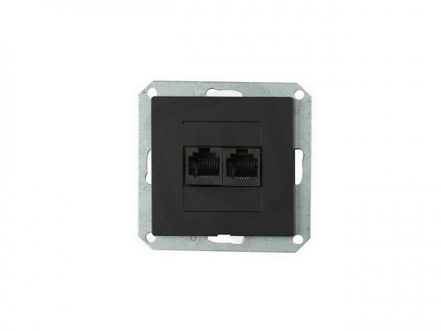 Zásuvka komunikační 2x8 pin PREMIUM 2 PC M-N GREENLUX GXKP550