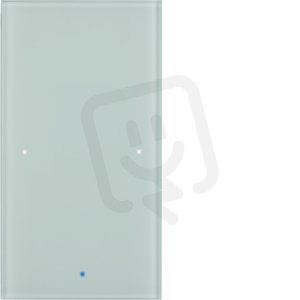 Senzor skleněný 1-násobný komforní 8-30V= TS Sensor sklo bílá BERKER 75141830