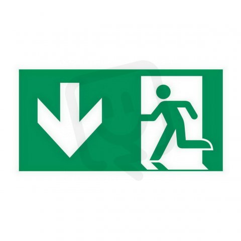 NEXI-PICTO-D Piktogram pro nouzové svítidlo NexiTech LED Dolů NEXI-PICTO-D Niko