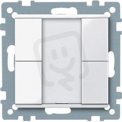 KNX tlač. panel 2-násobný plus, Active, System M SCHNEIDER MTN617225