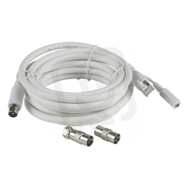 Lexcom Home TV-R Kabel XU110 IR Link BAluminiumn bílý 3 m SCHNEIDER VDIR643001