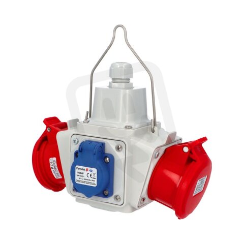 Zásuvkový závěsný box PowerBOX  IP44 2x230V, 2x400V/16/5 FAMATEL pb400