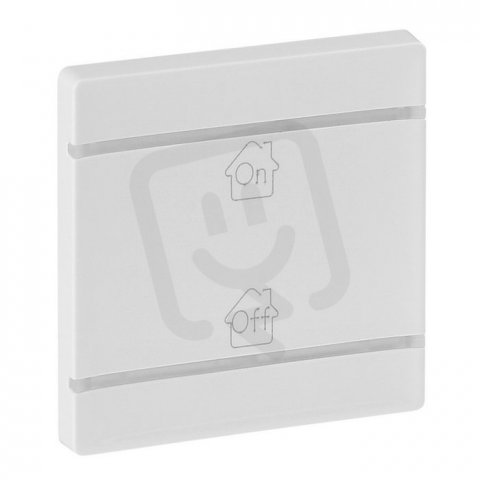 VALENA LIFE KRYT PRO MYHOME_UP ON/OFF 2MODULOVÝ ODULOVÝ BÍLÝ LEGRAND 755080