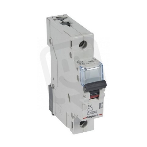TX3 JISTIČ, 1 PÓLOVÝ, CHAR. C, 3A 10000A LEGRAND 404165