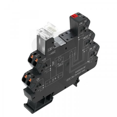 Reléový kontakt samice TRP 230VAC RC 2CO EMPTY WEIDMÜLLER 2681190000