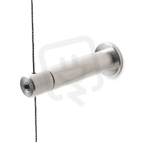 Nástěnné uchycení s napájením KLUŚ 73mm stříbrná /00198/ ALUMIA C28251N00