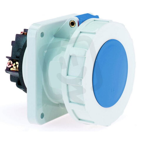 Zásuvka vestavná 63A 4p 230V IP67 9h BALS 1399