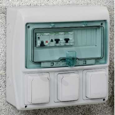 Schneider 13155 Kaedra zás. rozv. IP65 13 mod. 3 ot.