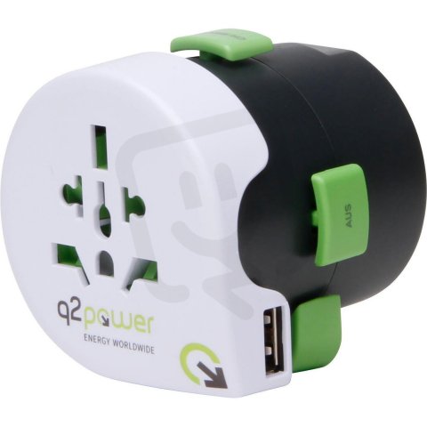 Cestovní adaptér Qdapter USB