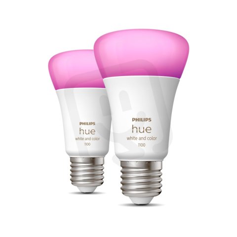 Philips Hue White and Color Ambiance LED žárovka 9W 1100lm (75W) E27 (2ks)